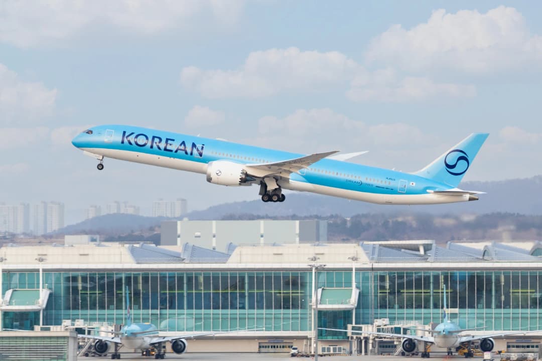 대한항공 보잉 787-10 항공기 운항 모습